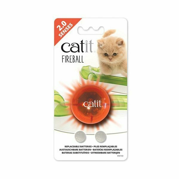 Catit Senses 2.0 Cat Toy, Fireball, Bright Orange 43160